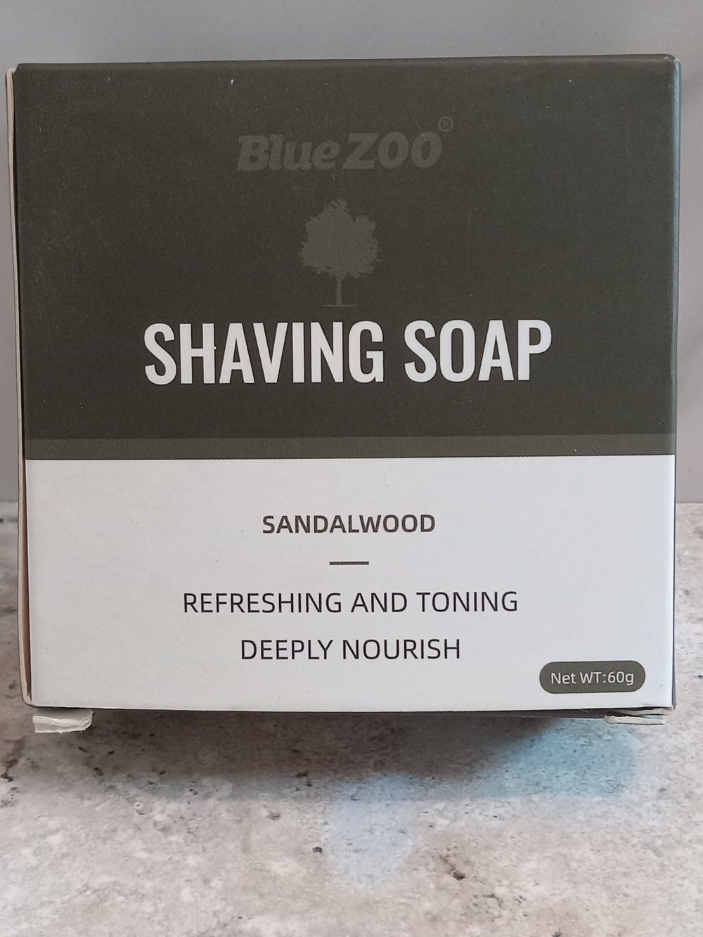 Men's BlueZOO Sandalwood Mens Shaving Soap